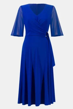 Joseph Ribkoff Jurk Kobalt Blauw 231757S24