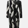 Joseph Ribkoff Jurk Zwart Dessin 233104