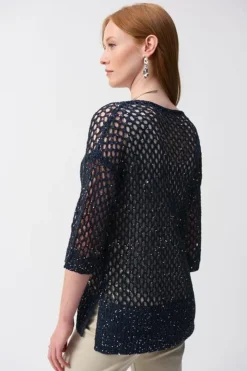 Joseph Ribkoff Pullover Blauw 241922S25