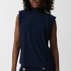 Joseph Ribkoff Top Blauw 251022