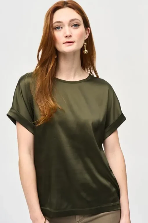 Joseph Ribkoff T-Shirt 243912 Olijf