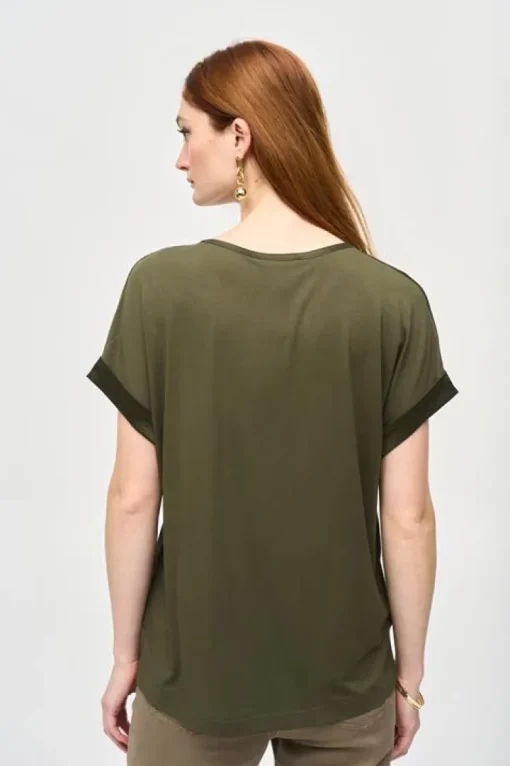 Joseph Ribkoff T-Shirt 243912 Olijf