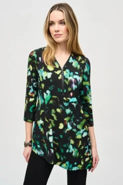 Joseph Ribkoff Tuniek 243134 Groen Dessin