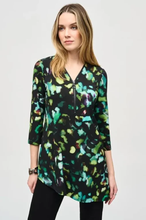 Joseph Ribkoff Tuniek 243134 Groen Dessin