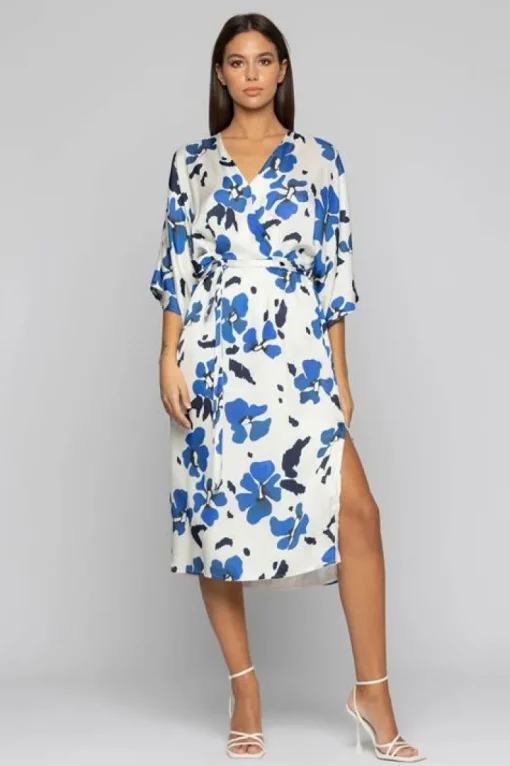 Kocca Jurk Fannye Blauw