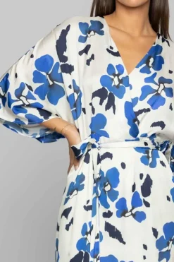 Kocca Jurk Fannye Blauw