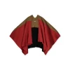 KYRA Accessoire Colorblock poncho-w24