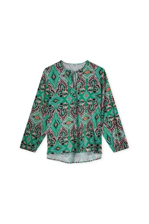 Kyra Blouse Fiona Ikat Print