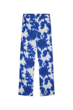 KYRA Broek Floral Iris-s24