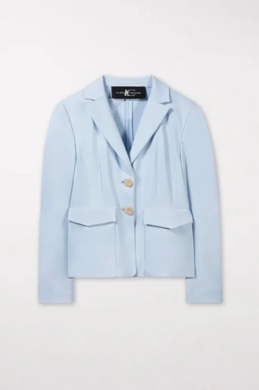 Luisa Cerano Blazer Lichtblauw 498001/3289-0