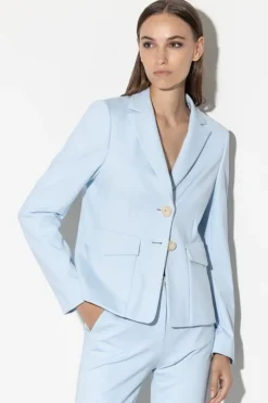 Luisa Cerano Blazer Lichtblauw 498001/3289-0