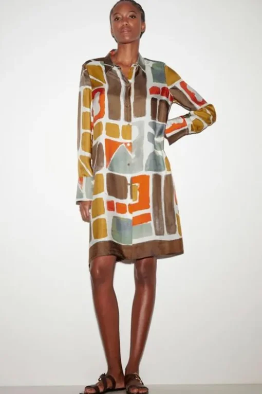 Luisa Cerano Jurk Multicolor 798495/3626