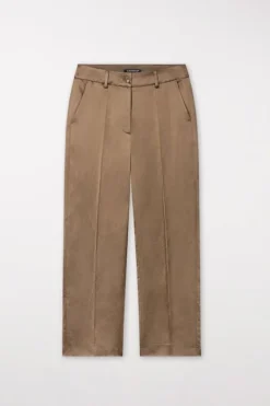 Luisa Cerano Pantalon Bruin Zijde 698668/3596