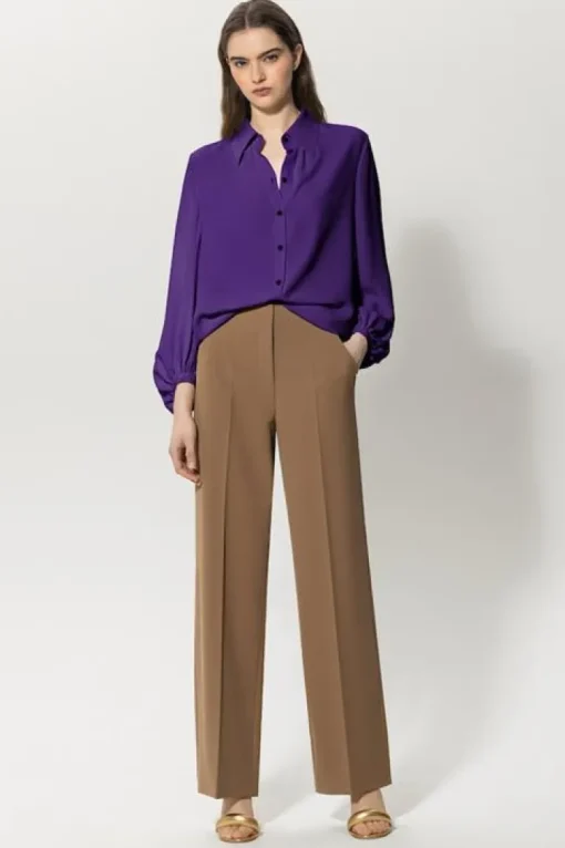 Luisa Cerano Wide Leg Pantalon 688553/3453-0