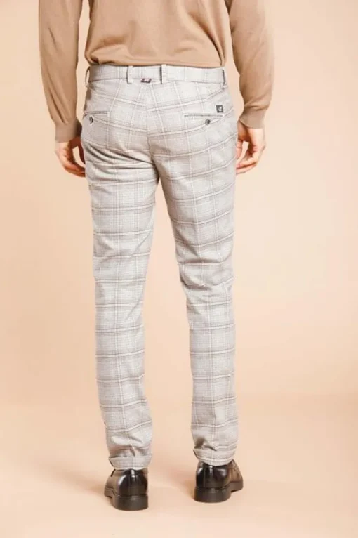 Mason's Pantalon Grijs Ruit CBE718