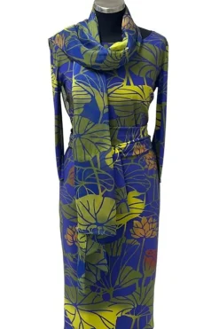 Moq Jurk Blauw Vi1