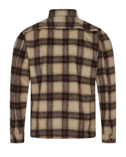 Mos Mosh Check Shirt Bruin 504240