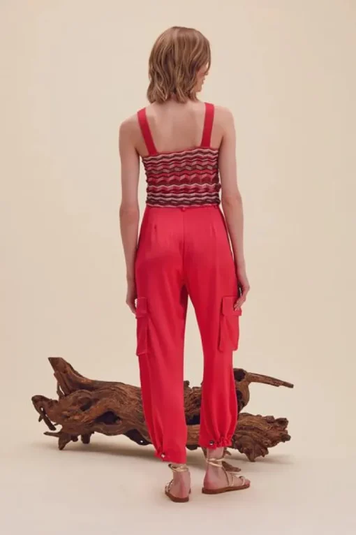 Nenette Cargo Pantalon Satijn 37BB-ERMETIC