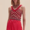 Nenette Top Missoni Rood 37BB-MIUR