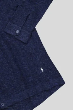 NN07 Long Sleeve Shirt Blauw Troy 6575