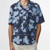 NN07 Overhemd k/m Blauw Julio SS 5656