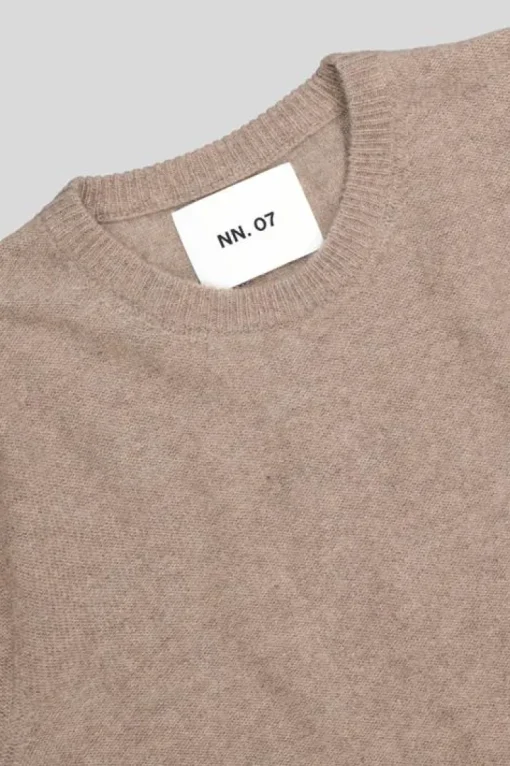 NN07 Wollen Crewneck Pullover Bruin Nigel 6585
