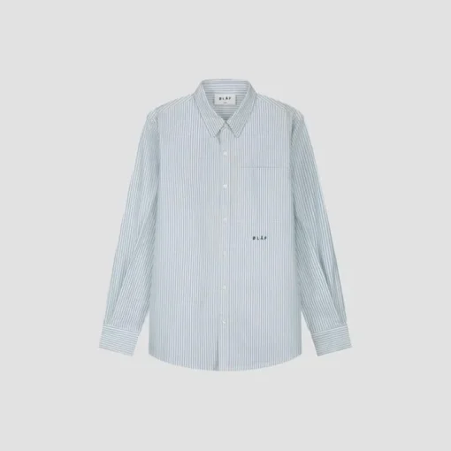 Olaf Oxford Stripe Shirt Groen M160317