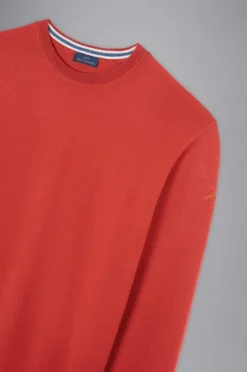 Paul & Shark Crew Pullover Oranje 14311013