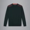 Paul & Shark Crewneck Sweater Groen 13311040