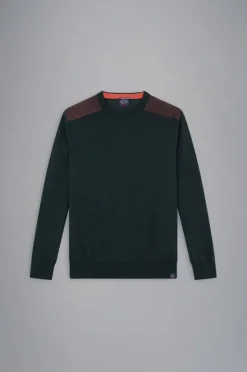 Paul & Shark Crewneck Sweater Groen 13311040