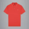 Paul & Shark Knitted Piqué Polo Rood 24411229