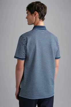 Paul & Shark Knitted Piqué Polo Blauw 24411236
