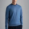 Paul & Shark Knitted Wool crewneck Blauw 21411573