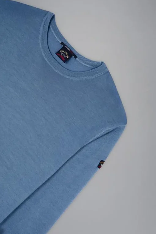 Paul & Shark Knitted Wool crewneck Blauw 21411573