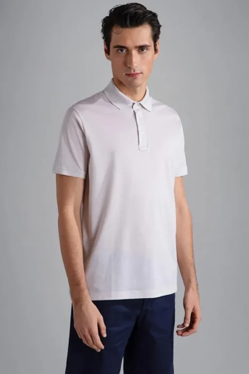 Paul & Shark Piqué Polo Lichtgrijs 24411201