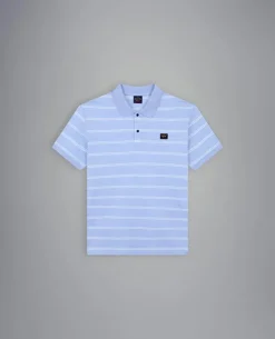 Paul & Shark Polo K/M Blauw Dessin 23411280