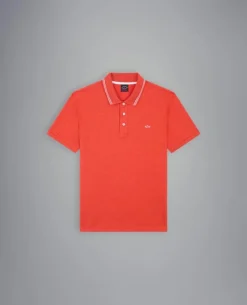 Paul & Shark Polo K/M Rood 23411274