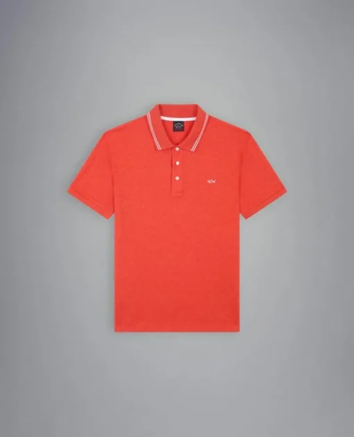 Paul & Shark Polo K/M Rood 23411274