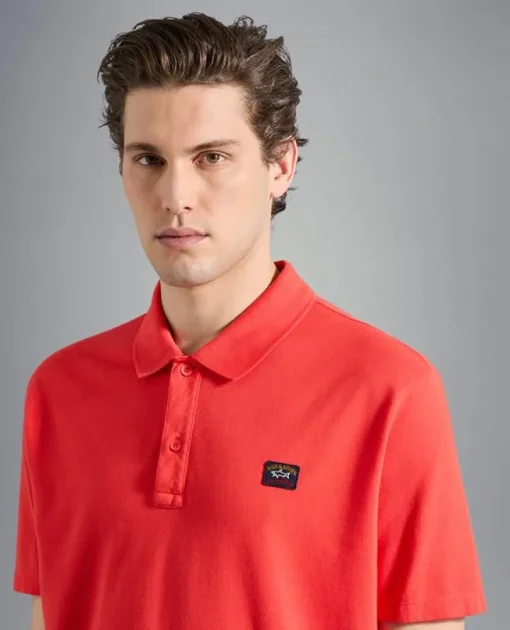 Paul & Shark Polo K/M Rood 23411274