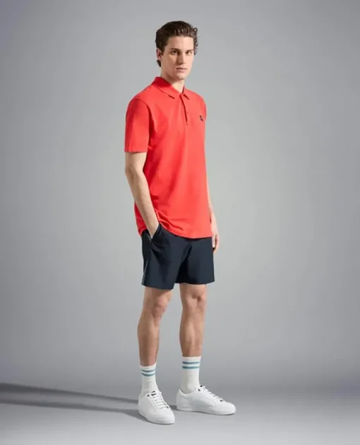 Paul & Shark Polo K/M Rood 23411274