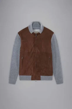 Paul & Shark Suede Vest Grijs 14311244