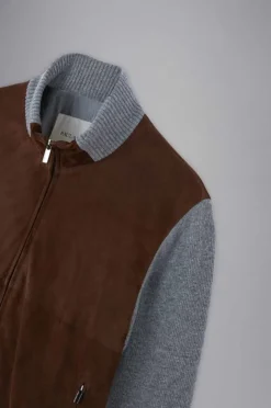 Paul & Shark Suede Vest Grijs 14311244