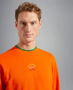 Paul & Shark Sweatshirt Oranje 21411882