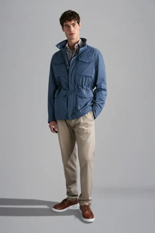 Paul & Shark Typhoon Field Jacket Blauw 24412603
