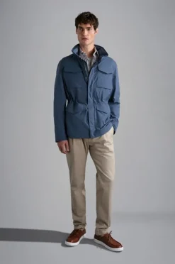Paul & Shark Typhoon Field Jacket Blauw 24412603
