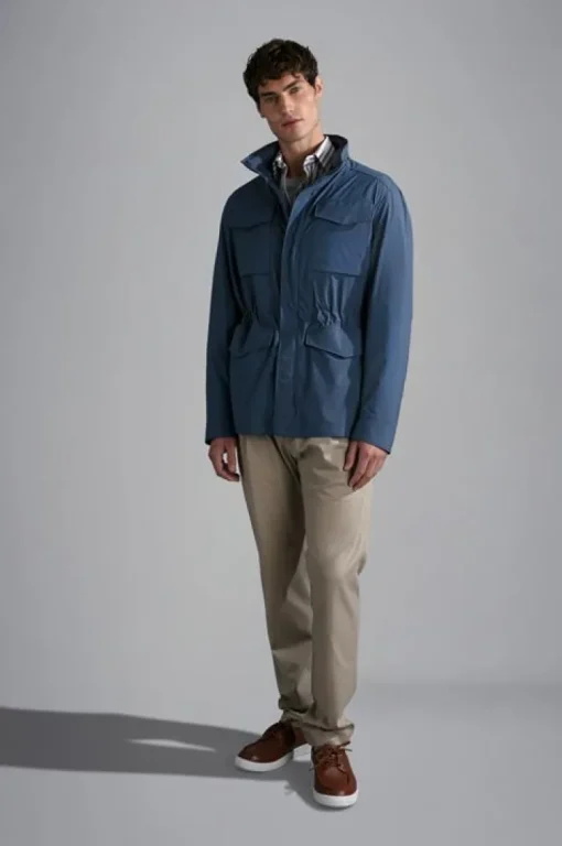 Paul & Shark Typhoon Field Jacket Blauw 24412603