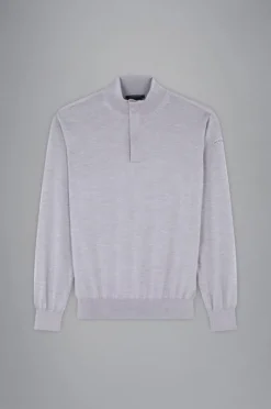 Paul & Shark Wol Half Zip Grijs 24411616