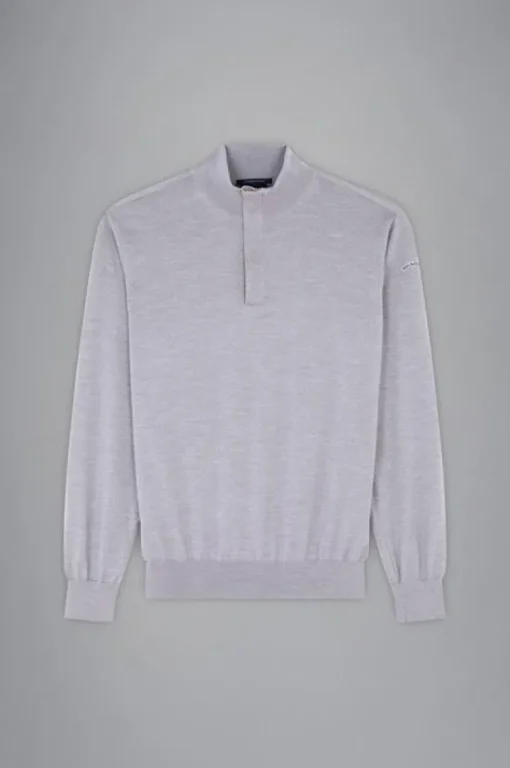 Paul & Shark Wol Half Zip Grijs 24411616