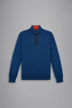 Paul & Shark Zipped Pullover Blauw 12311115