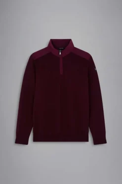 Paul & Shark Zipped Pullover Rood 12311135